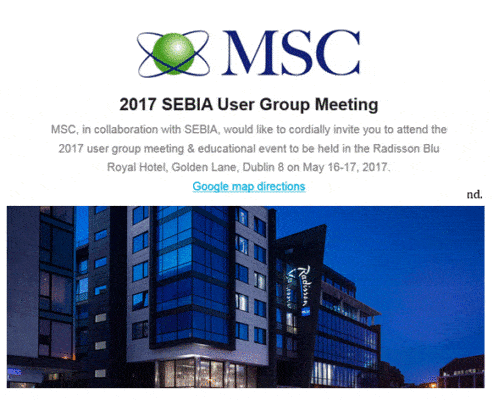 Sebia user group meeting Dublin 2017 - Medical Supply Company
