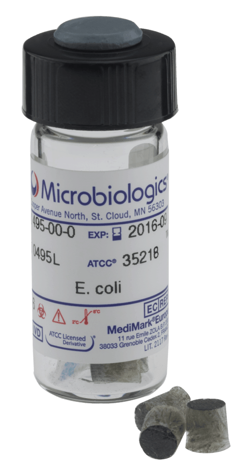 Escherichia coli derived from NCTC 13353 LYFO DISK® 6-pellet Vial