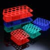 Polypropylene Conical Centrifuge Tube Racks for 50ml conical tubes(5 colors-random lots) 20/case | Medical Supply Company