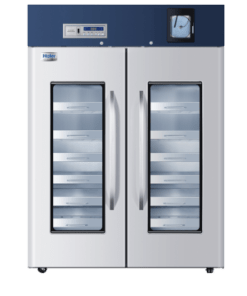 Double door blood bank refrigerator with drawer system Chromatography Refrigerator 4°C HXC-1308B | Medical Supply Company