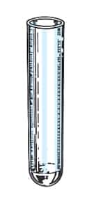 NON STERILE. PPolystyrene test tube.