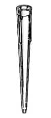 NON STERILE. White tip for automatic pipette MLA type.