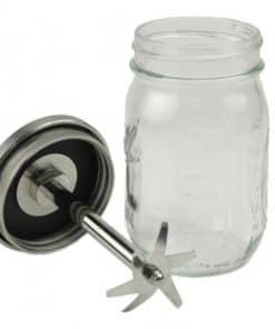 473 mL Glass Chamber Assembly - 2 Inch Blade & PTFE Bearings