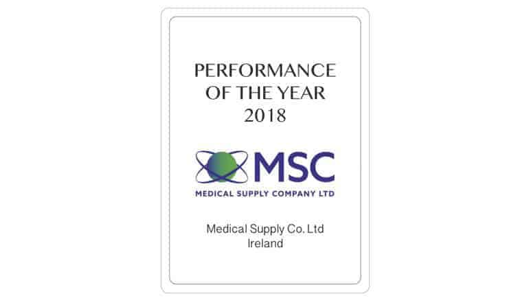 Performance of the year 2018 Medical Supply Company