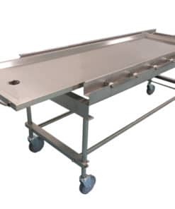 CA-418 NI TRAYS AND COFFIN TRANSPORT TROLLEY | Medical Supply Company