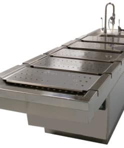 ME-101 AUTOPSY TABLE WITH LIFTING SYSTEM | Medical Supply Company