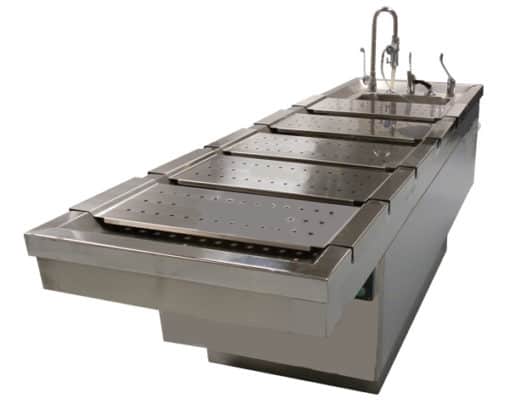 ME-101 AUTOPSY TABLE WITH LIFTING SYSTEM | Medical Supply Company