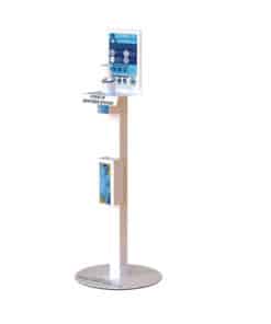 Covid 19 Single Pole Sanitising Station | Medical Supply Company