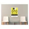Covid 19 A3 wall sign Please ensure social distancing | Medical Supply Company